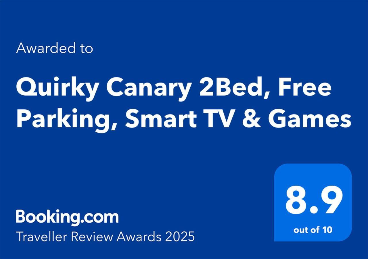 Quirky Canary 2Bed, Free Parking, Smart Tv & Games Лондон Экстерьер фото